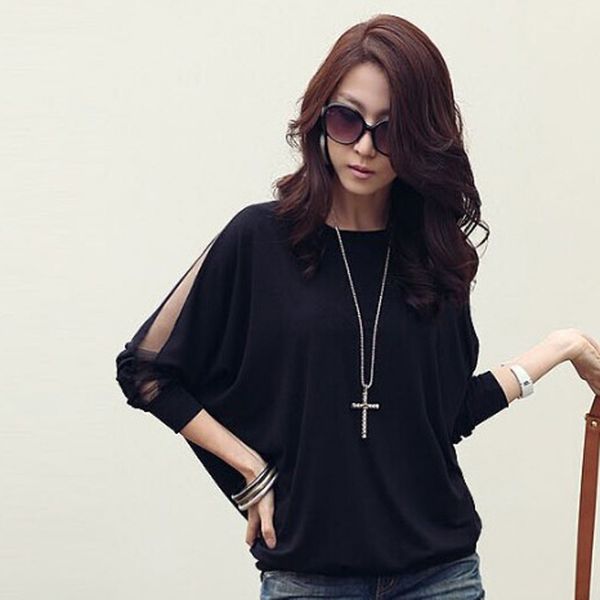 blusas camisas femininas batwing рукав блузка рубашка женщина блузка вадим плюс размер корейского tops ropa mujer vetement femme, White
blusas camisas femininas batwing рукав блузка рубашка женщина блузка вадим плюс размер корейского tops ropa mujer vetement femme, White