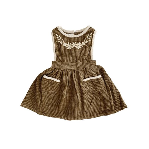 caramel kids girls fall corduroy dress toddler girl winter vintage embroidered dress quality baby girl autumn clothes pocket, Red;yellow
caramel kids girls fall corduroy dress toddler girl winter vintage embroidered dress quality baby girl autumn clothes pocket, Red;yellow