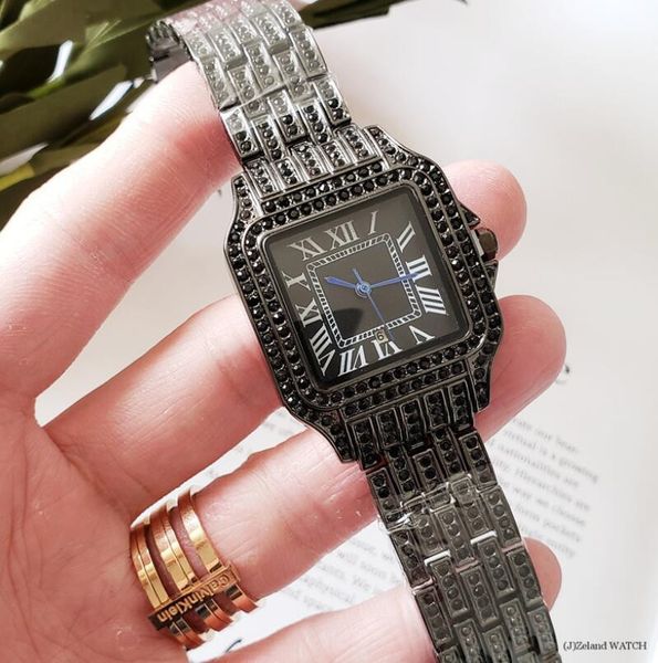 лучшие продажи женские полные бриллиантовые часы лучший праздничный подарок день святого валентина подарки на день рождения любовь леди часы, Slivery;brown