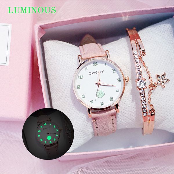 woman watch luminous fashion bracelet for girls cute clock trend wristwatches for female 2020 new watches xfcs, Slivery;brown
woman watch luminous fashion bracelet for girls cute clock trend wristwatches for female 2020 new watches xfcs, Slivery;brown