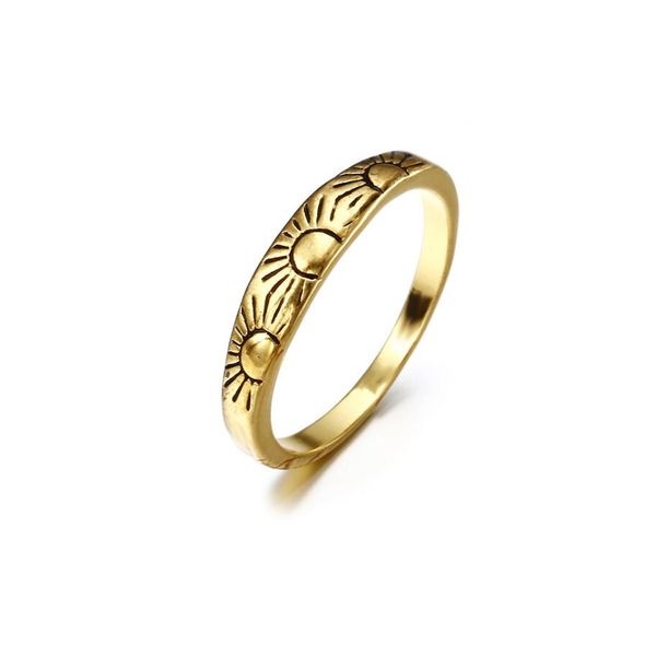 size 6-10 women 14k gold sun pattern ring wedding rings engagement finger band ring female minimalist jewelry gifts wholesale, Silver
size 6-10 women 14k gold sun pattern ring wedding rings engagement finger band ring female minimalist jewelry gifts wholesale, Silver