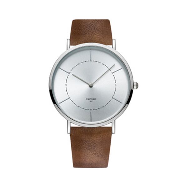 ctpor popular casual new simple ultra thin dial leather strap watch men's fashion quartz watch b064, Slivery;brown
ctpor popular casual new simple ultra thin dial leather strap watch men's fashion quartz watch b064, Slivery;brown