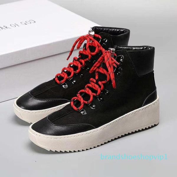 thick sole fear of god men shoes spring winter casual ankle boots outdoor work snow boots lace-up martin boots 10#21/20d50, Black
thick sole fear of god men shoes spring winter casual ankle boots outdoor work snow boots lace-up martin boots 10#21/20d50, Black