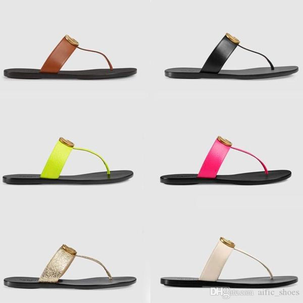 luxury designer slides women flip flops leather women sandal with double metal black white brown slippers summer beach sandals with box us11
luxury designer slides women flip flops leather women sandal with double metal black white brown slippers summer beach sandals with box us11