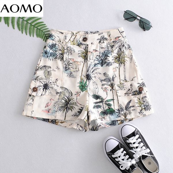 aomo women elegant tree print shorts zipper pockets female retro casual shorts pantalones 3w99a, White;black
aomo women elegant tree print shorts zipper pockets female retro casual shorts pantalones 3w99a, White;black