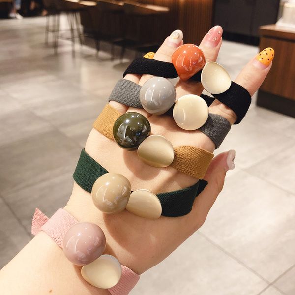 s974 hair rubber bands tied ball hair rope hair ring simple rubber band rope headdress, Pink
s974 hair rubber bands tied ball hair rope hair ring simple rubber band rope headdress, Pink