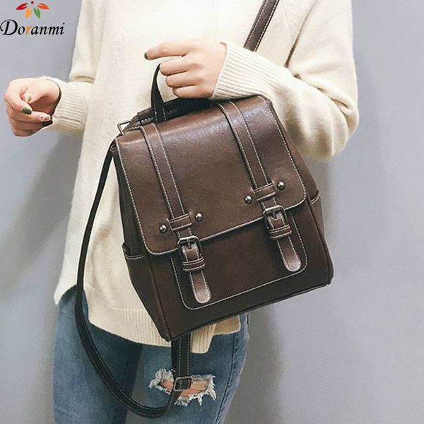 doranmi quality schoolbag women's backpack 2020 vintage female rucksack classic back school backpacks solid mochila bg747
doranmi quality schoolbag women's backpack 2020 vintage female rucksack classic back school backpacks solid mochila bg747