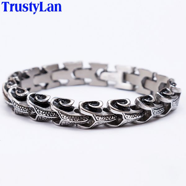 trustylan cool stainless steel dragon grain man bracelets for men punk rock keel mens bracelets & bangles jewelry armband, Golden;silver
trustylan cool stainless steel dragon grain man bracelets for men punk rock keel mens bracelets & bangles jewelry armband, Golden;silver