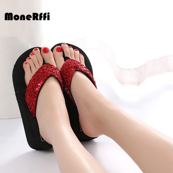 women's slippers sequins -slip sandals thong heels slippers -flops indoor outdoor 2019, Black
women's slippers sequins -slip sandals thong heels slippers -flops indoor outdoor 2019, Black