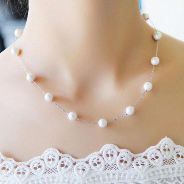 women necklace short necklace pearl monolayer clavicular chain accessories geometric type jewelry collares de moda 2020, Golden;silver
women necklace short necklace pearl monolayer clavicular chain accessories geometric type jewelry collares de moda 2020, Golden;silver