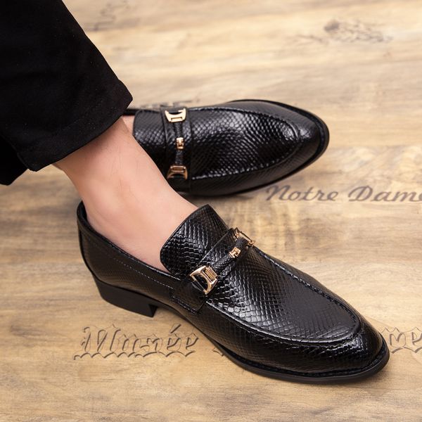 fashion men leather loafers retro british style shoes slip on comfy casual male's flat footwear club shoes sapatos masculino i, Black
fashion men leather loafers retro british style shoes slip on comfy casual male's flat footwear club shoes sapatos masculino i, Black