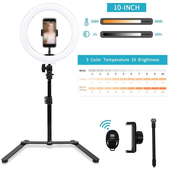 p studio 10 inch led selfie ring light dimmable 3200-5600k usb lamp makeup for youtube video with table light stand tripod
p studio 10 inch led selfie ring light dimmable 3200-5600k usb lamp makeup for youtube video with table light stand tripod