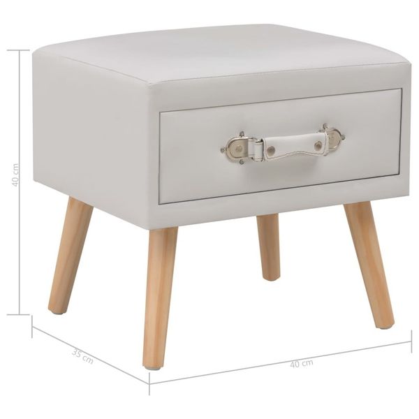 white bedside 40x35x40 cm in leatherette living room furniture
white bedside 40x35x40 cm in leatherette living room furniture