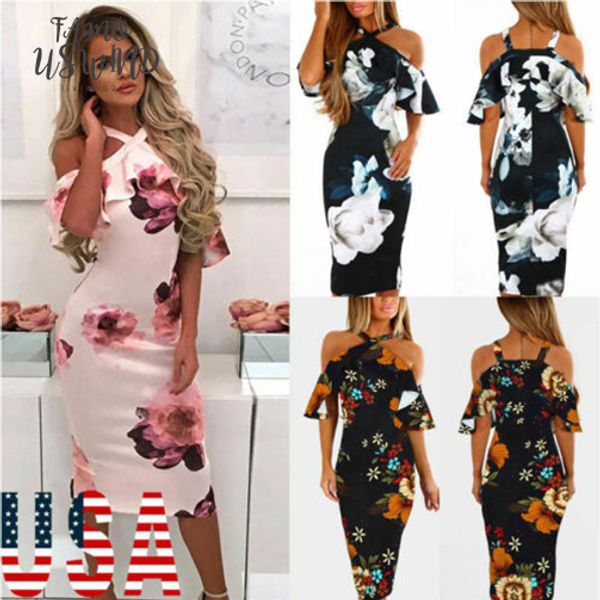 2020 womens bandage bodycon sleeveless evening party halter club wear casual printed midi dress drop shipping, Black;gray
2020 womens bandage bodycon sleeveless evening party halter club wear casual printed midi dress drop shipping, Black;gray