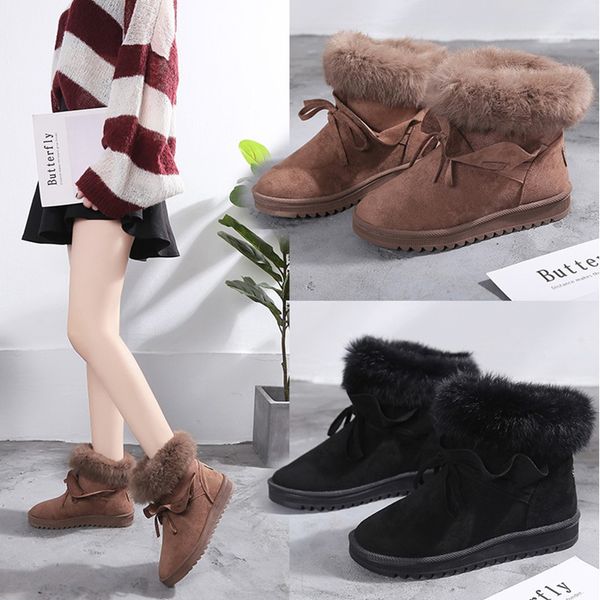 women's rubber boots booties ladies fashion womens shoes 2019 low heels booties winter footwear round toe lace up boots-women, Black 
women's rubber boots booties ladies fashion womens shoes 2019 low heels booties winter footwear round toe lace up boots-women, Black