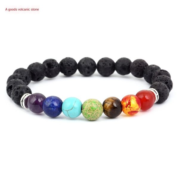 natural volcanic stones seven-wheel alloy jewelry volcanic stone aromatherapy beads bracelet natural stone yoga bracelet, Golden;silver
natural volcanic stones seven-wheel alloy jewelry volcanic stone aromatherapy beads bracelet natural stone yoga bracelet, Golden;silver
