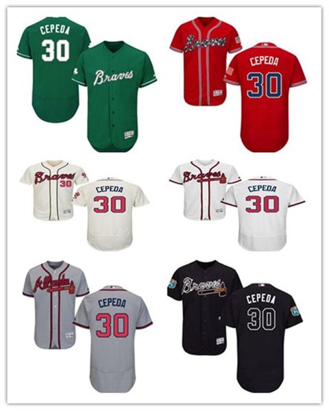 custom any name number baseball jerseys atlanta 30 orlando ceped atlantabraves brave men women youth red white high-quality jersey, Blue;black
custom any name number baseball jerseys atlanta 30 orlando ceped atlantabraves brave men women youth red white high-quality jersey, Blue;black