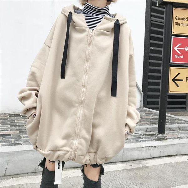 autumn winter korean loose zipper hoodies women warm fashion slim coat back letters print female casual women coat outerwear, Black
autumn winter korean loose zipper hoodies women warm fashion slim coat back letters print female casual women coat outerwear, Black