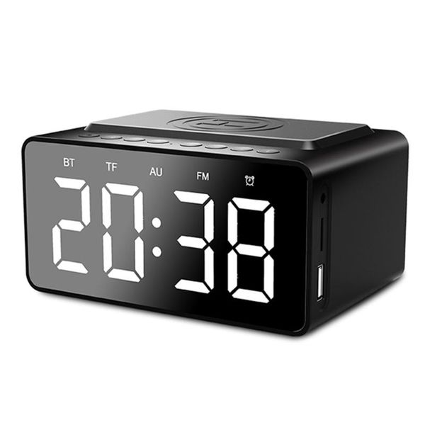 multifunctional digital alarm clock fm radio bluetooth speaker wireless charging home office deskled display music playing
multifunctional digital alarm clock fm radio bluetooth speaker wireless charging home office deskled display music playing