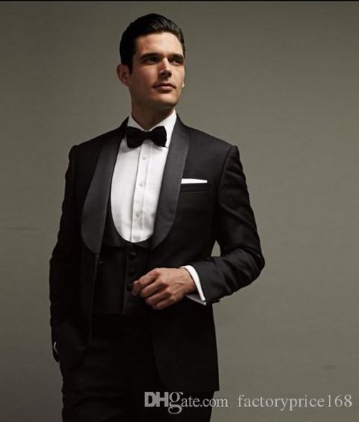 fashionable one button groomsmen shawl lapel groom tuxedos men suits wedding/prom/dinner man blazer(jacket+pants+tie+vest) 551, Black;gray 
fashionable one button groomsmen shawl lapel groom tuxedos men suits wedding/prom/dinner man blazer(jacket+pants+tie+vest) 551, Black;gray