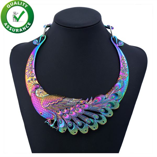 заявление choker ожерелья luxury дизайнер ювелирных изделий женщин ожерелья collier воротник peacock double dragon play bead hip hop аксессу, Golden;silver
заявление choker ожерелья luxury дизайнер ювелирных изделий женщин ожерелья collier воротник peacock double dragon play bead hip hop аксессу, Golden;silver
