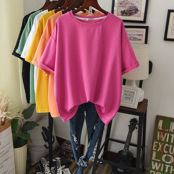 твердая ленивый casual tee лучшие женщины с коротким рукавом стильная bling bling street тенниска student simple cotton basic тройники maxi, White
твердая ленивый casual tee лучшие женщины с коротким рукавом стильная bling bling street тенниска student simple cotton basic тройники maxi, White