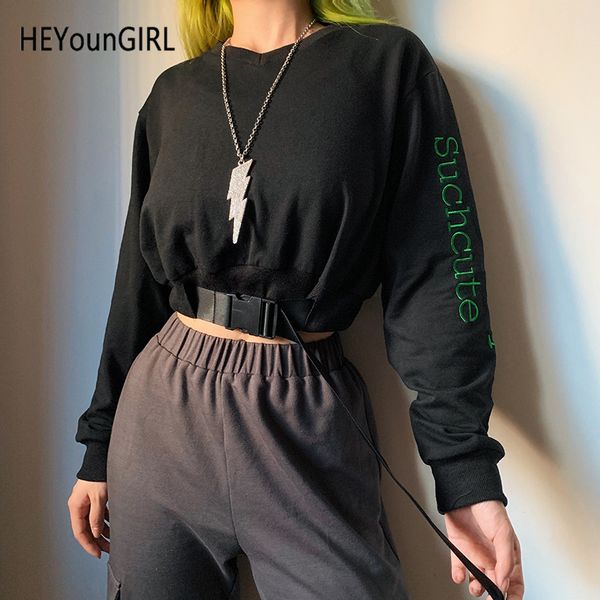 heyoungirl вышивка harajuku черный crop толстовка пряжки с длинным рукавом пуловер gothic punk повседневная толстовки женщины осень 2019, Black
heyoungirl вышивка harajuku черный crop толстовка пряжки с длинным рукавом пуловер gothic punk повседневная толстовки женщины осень 2019, Black