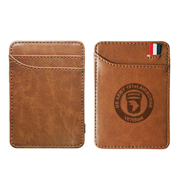 united states 101st airborne veteran leather magic wallets fashion men and women money clips card purse cash holder, Red;black
united states 101st airborne veteran leather magic wallets fashion men and women money clips card purse cash holder, Red;black