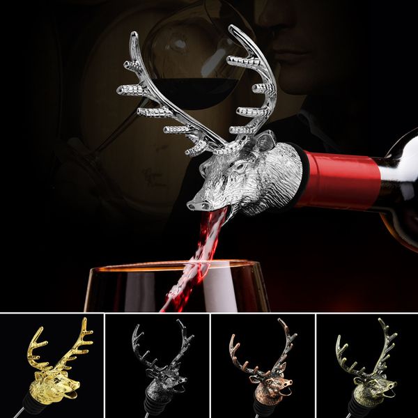 stainless steel wine ser funny bottle plug wine extractor bar tools wine pourer deer stag head bottle cap cover
stainless steel wine ser funny bottle plug wine extractor bar tools wine pourer deer stag head bottle cap cover