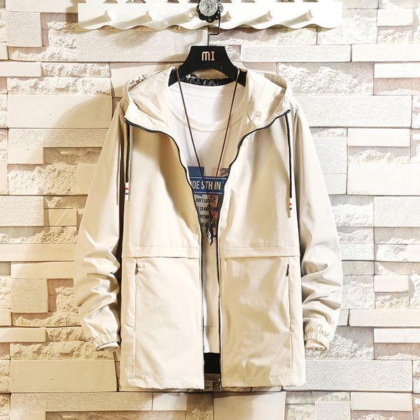 spring autumn hooded men's jacket youth coat casual fashion solid color zipper male outerwear overcoat outergarment windbreaker, Black;brown
spring autumn hooded men's jacket youth coat casual fashion solid color zipper male outerwear overcoat outergarment windbreaker, Black;brown