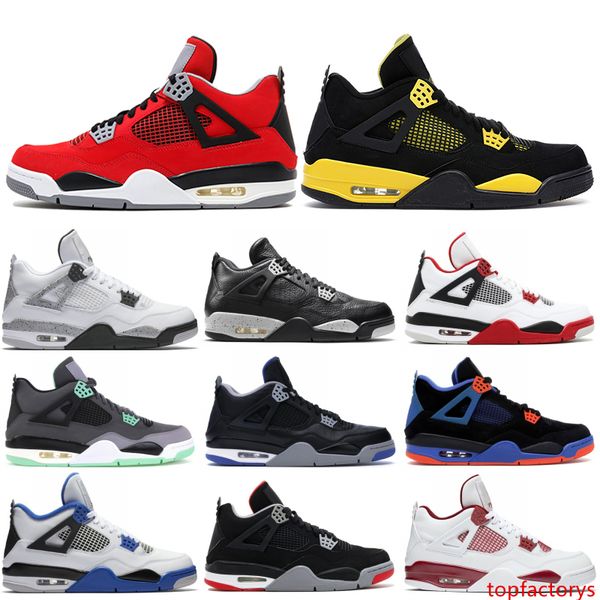 4 og mens basketball shoes 4s thunder columbia black gold royalty white cement designer sport sneakers 40-47
4 og mens basketball shoes 4s thunder columbia black gold royalty white cement designer sport sneakers 40-47