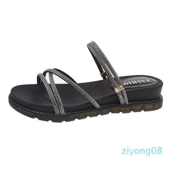 plastic sandal soft wedge rhinestone sandals med 2020 women's suit female beige heel shoe thick summer heels clear shoes z08, Black
plastic sandal soft wedge rhinestone sandals med 2020 women's suit female beige heel shoe thick summer heels clear shoes z08, Black