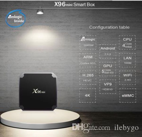 X96 Mini Android 7.1 Amlogic S905W 1GB + 8GB 2GB + 16GB 4K Android TV Box VS TX3 Mini 
X96 Mini Android 7.1 Amlogic S905W 1GB + 8GB 2GB + 16GB 4K Android TV Box VS TX3 Mini