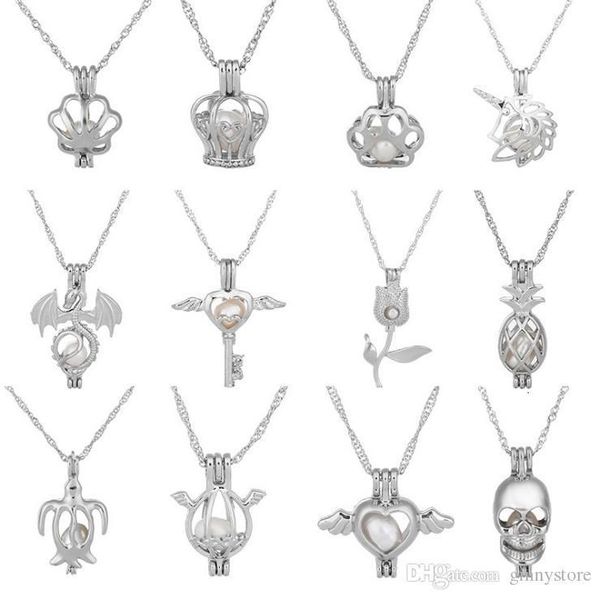 Hot Oyster Pearl Pendant Necklaces Unicorn Cages Locket Hollow Out Love Wish Pearl Necklace Fish Heart Mermaid Crown Skull Diy Jewelry
Hot Oyster Pearl Pendant Necklaces Unicorn Cages Locket Hollow Out Love Wish Pearl Necklace Fish Heart Mermaid Crown Skull Diy Jewelry