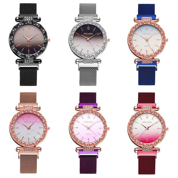 women's watches bayan kol saati fashion quartz stainless steel band sport watch women ladies casual magnet buckle wristwatch, Slivery;brown
women's watches bayan kol saati fashion quartz stainless steel band sport watch women ladies casual magnet buckle wristwatch, Slivery;brown