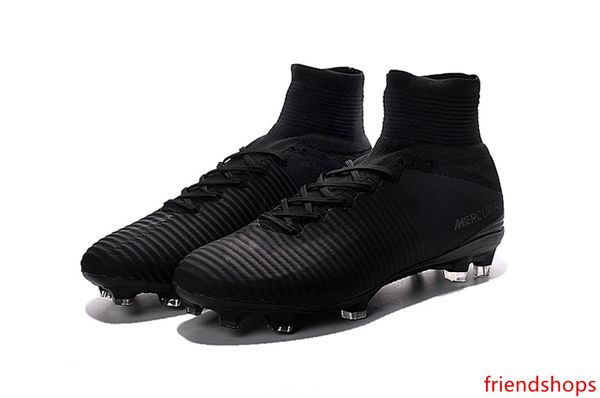 full black 100% original soccer cleats mercurial superfly v fg soccer shoes outdoor mens high ankle ronaldo football boots
full black 100% original soccer cleats mercurial superfly v fg soccer shoes outdoor mens high ankle ronaldo football boots