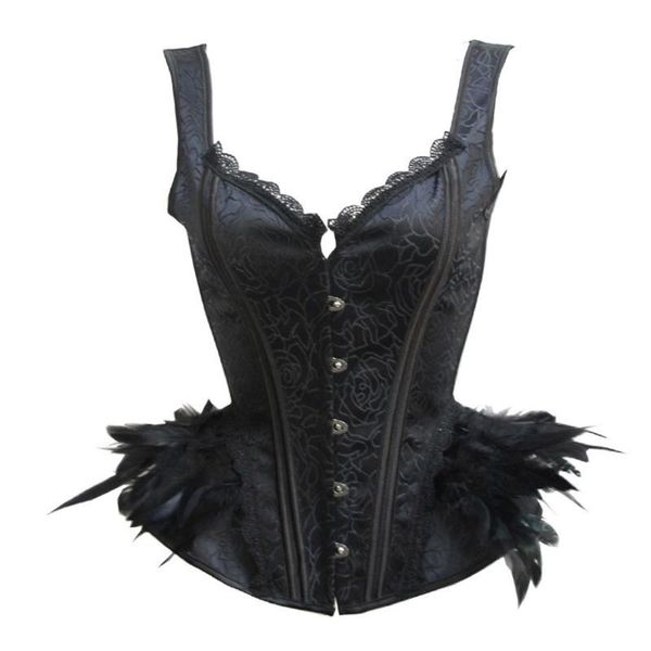 feather gothic corsets women black lace lingerie corselette vintage bandage slim floral print victorian goth 2020 new, Black;white
feather gothic corsets women black lace lingerie corselette vintage bandage slim floral print victorian goth 2020 new, Black;white
