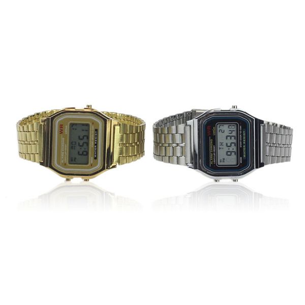 2017 women men watches stainless steel digital alarm relogio masculino wrist watch silver/gold square-male-watch, Slivery;brown
2017 women men watches stainless steel digital alarm relogio masculino wrist watch silver/gold square-male-watch, Slivery;brown