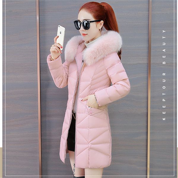 woolen collar cotton-padded jacket new slim women's wear in winter 2018 cotton-padded jacket and with hooded 90271, Black
woolen collar cotton-padded jacket new slim women's wear in winter 2018 cotton-padded jacket and with hooded 90271, Black