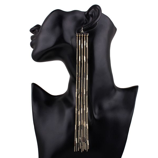 fashion very long earrings tassel chain earrings for women long earrings boucle d'oreille femme brighter party decoration, Silver
fashion very long earrings tassel chain earrings for women long earrings boucle d'oreille femme brighter party decoration, Silver