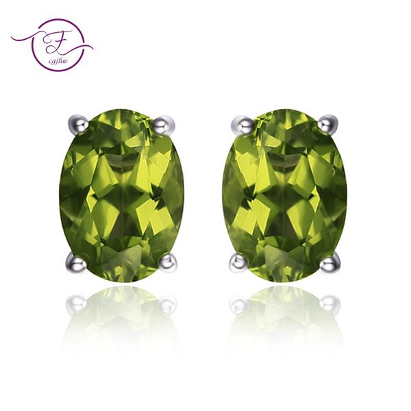 genuine 925 sterling silver earrings oval natural green peridot stud earrings for women gemstone earring party anniversary gifts, Golden;silver
genuine 925 sterling silver earrings oval natural green peridot stud earrings for women gemstone earring party anniversary gifts, Golden;silver