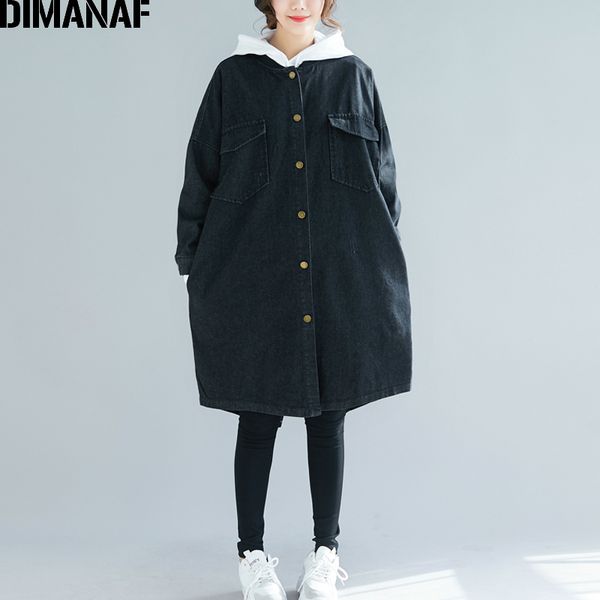 dimanaf plus size women jackets long sleeve loose outerwear basic coats demin casual autumn winter 2019 cardigan female clothing, Black;brown
dimanaf plus size women jackets long sleeve loose outerwear basic coats demin casual autumn winter 2019 cardigan female clothing, Black;brown