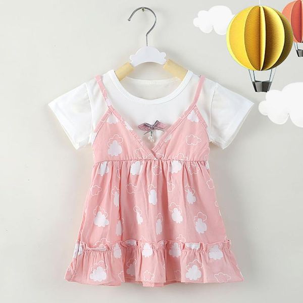 2020 new cute baby girl clothes ruched patchwork strap dress for toddler baby kids princess dresses summer sweet costume, White
2020 new cute baby girl clothes ruched patchwork strap dress for toddler baby kids princess dresses summer sweet costume, White