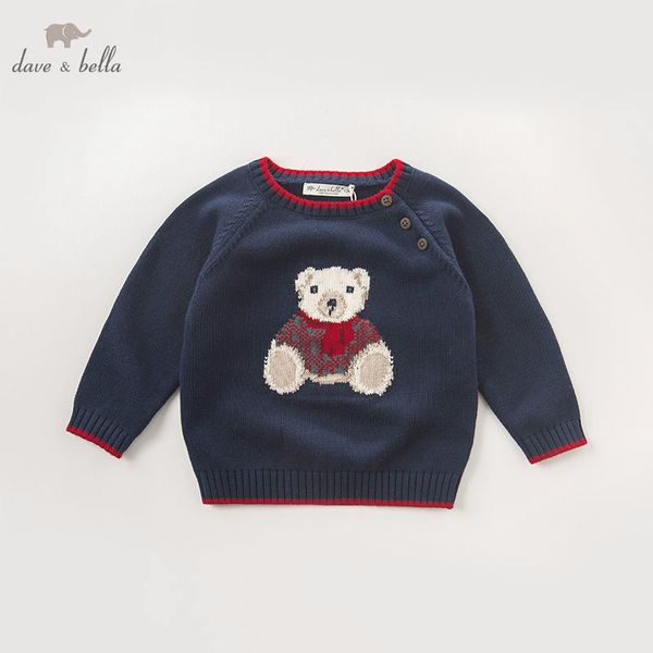 db5905 dave bella autumn infant baby boys navy bear pullover sweater kids lovely clothes toddler children knitted sweater, Blue
db5905 dave bella autumn infant baby boys navy bear pullover sweater kids lovely clothes toddler children knitted sweater, Blue