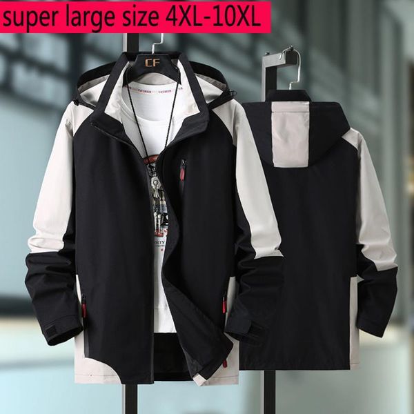 new arrival fashion spring oversized men jacket coat super large loose hooded windbreaker casual with nood plus size 4xl-9xl10xl, Black;brown
new arrival fashion spring oversized men jacket coat super large loose hooded windbreaker casual with nood plus size 4xl-9xl10xl, Black;brown