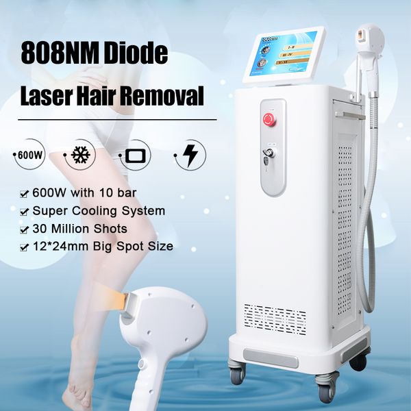 808nm diode laser hair removal professional soprano ice diode laser hair removal machine non-channel handle beauty equipment for salon, Black
808nm diode laser hair removal professional soprano ice diode laser hair removal machine non-channel handle beauty equipment for salon, Black