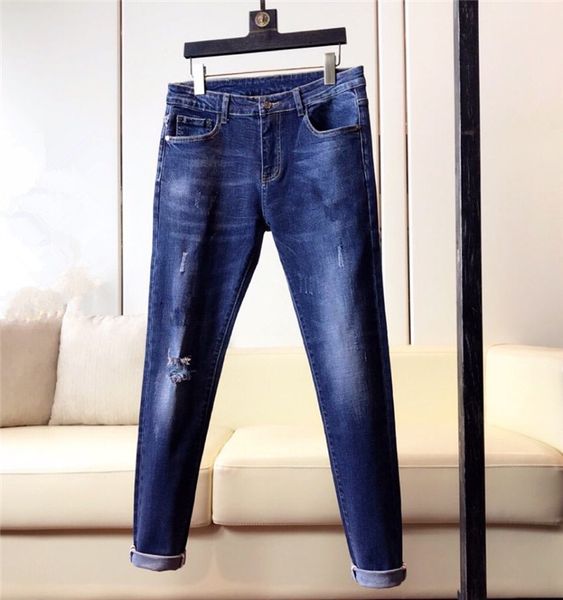 new arrivals mens famous classic luxury brand jeans designers design hole slim stretch jeans motorcycle trousers pants size 29-38, Blue
new arrivals mens famous classic luxury brand jeans designers design hole slim stretch jeans motorcycle trousers pants size 29-38, Blue