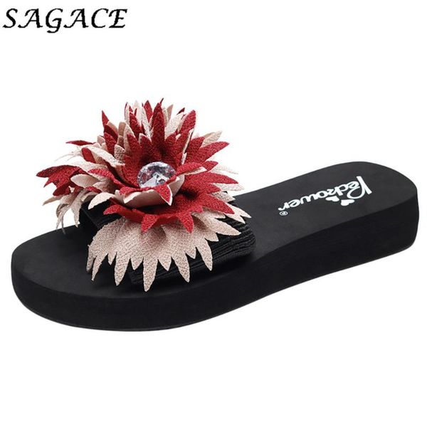 sagace home slippers women summer flat slippers flower eva casual women thick heel sandals sweet beach sandals, Black
sagace home slippers women summer flat slippers flower eva casual women thick heel sandals sweet beach sandals, Black