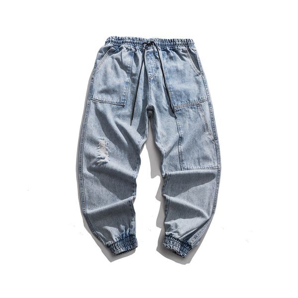 autumn summer in 20 feet pants japanese original street personality ins the new countries campus jeans male students, Blue
autumn summer in 20 feet pants japanese original street personality ins the new countries campus jeans male students, Blue