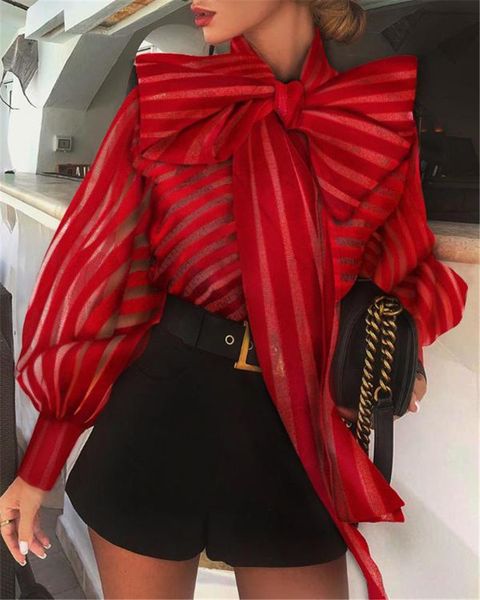 2019 new blouse women casual striped shirts blouses female loose blusas autumn fall casual ladies office blouses sexy, White
2019 new blouse women casual striped shirts blouses female loose blusas autumn fall casual ladies office blouses sexy, White